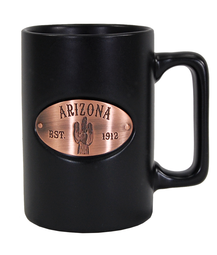Arizona Black Copper Medallion Mug