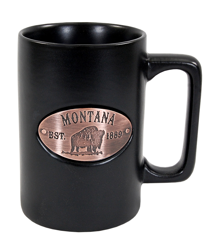 Montana Black Copper Medallion Mug