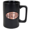 Texas Black Copper Medallion Mug