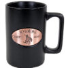 Wyoming Black Copper Medallion Mug