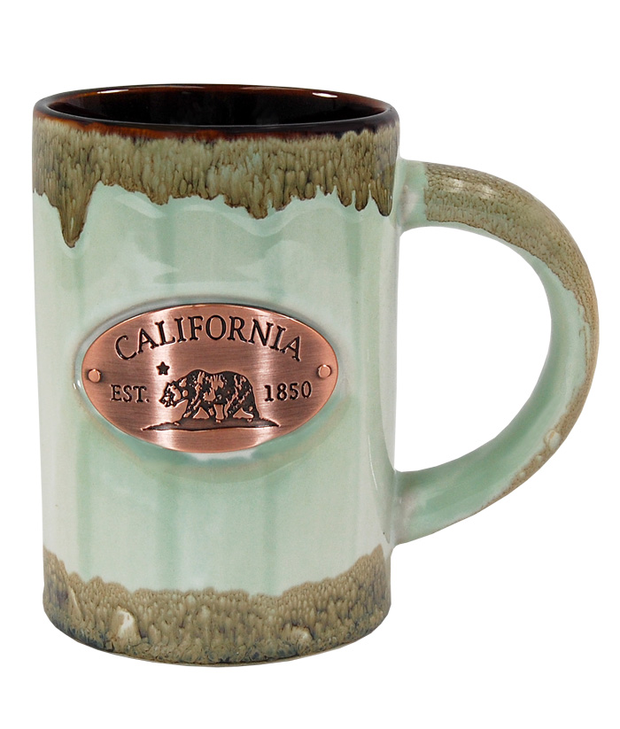 California Copper Medallion Green Mug