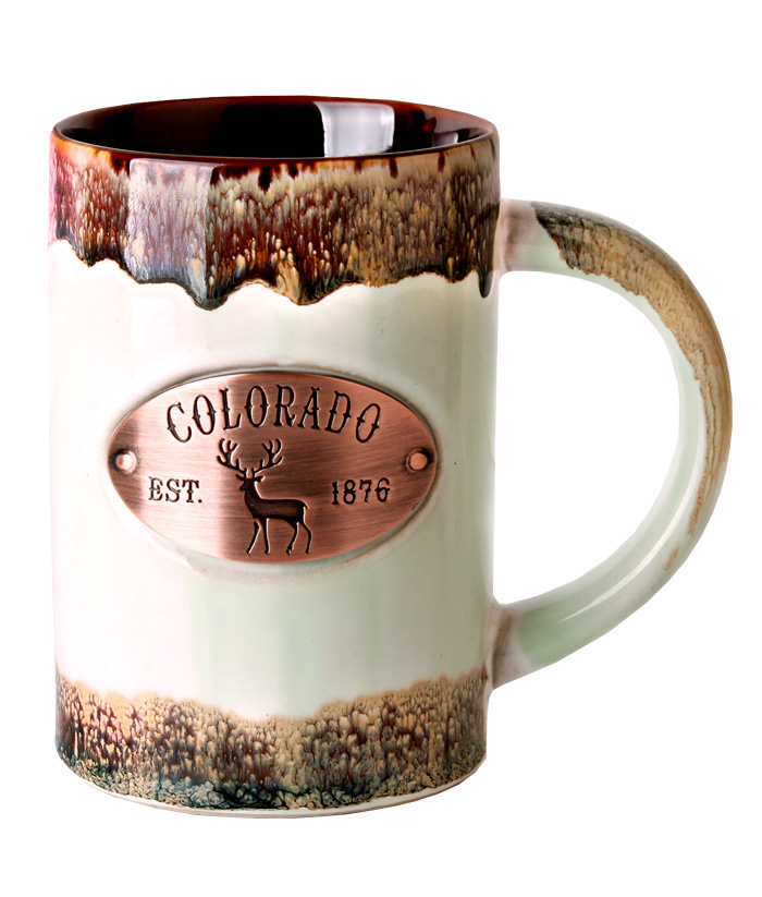 Colorado Copper Medallion Green Mug