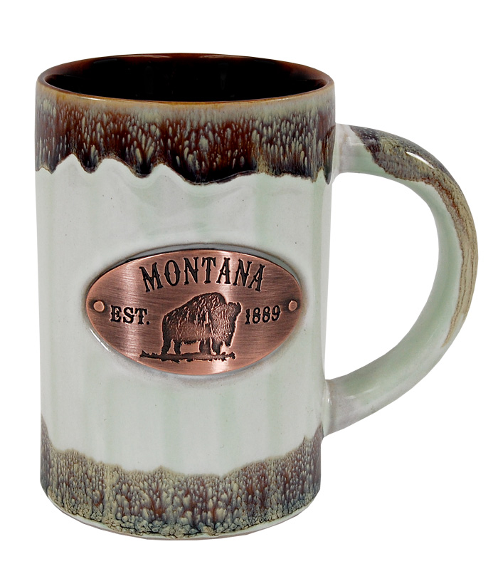 Montana Copper Medallion Green Mug