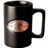 Smoky Mountains Copper Medallion Black Mug