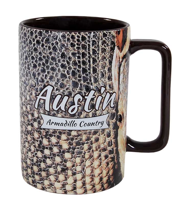 Austin Armadillo Country Novelty Mug