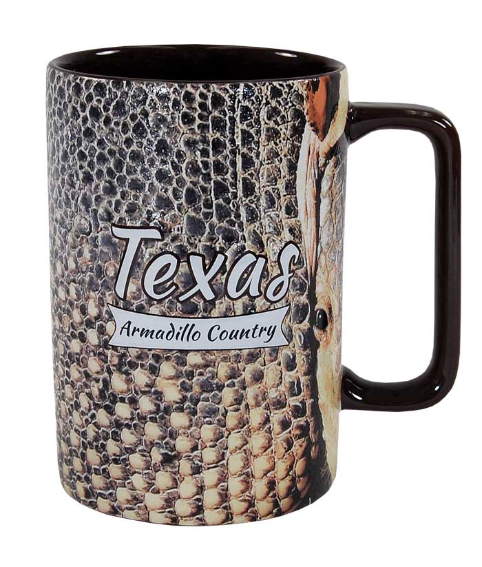 Texas Armadillo Country Novelty Mug