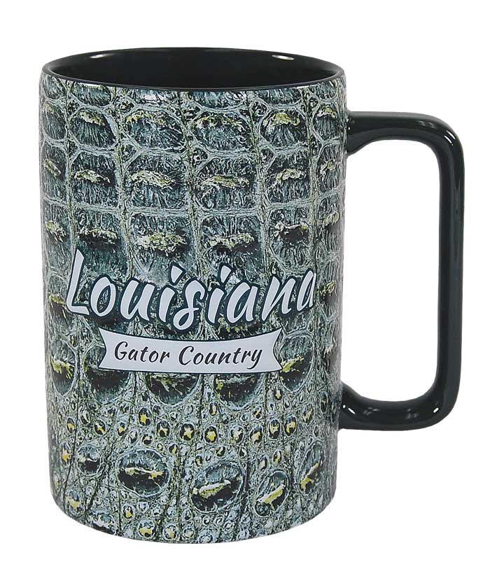 Louisiana Gator Country Novelty Mug