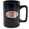 Oklahoma Black Matte Medallion Mug