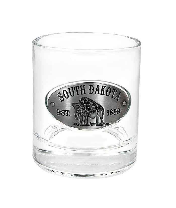 South Dakota Whiskey Glass