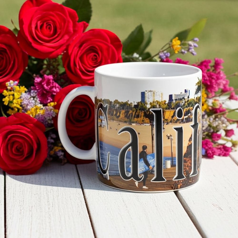 California Color Relief Mug - Image 4