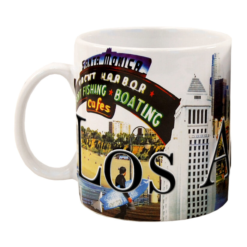 Los Angeles Color Relief Mug