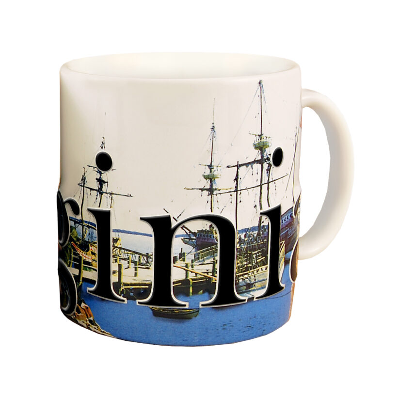 Alternative view of Virginia Color Relief Mug
