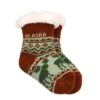 Alaska Infant Moose Pattern Socks