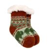 Wyoming Infant Bison Pattern Socks