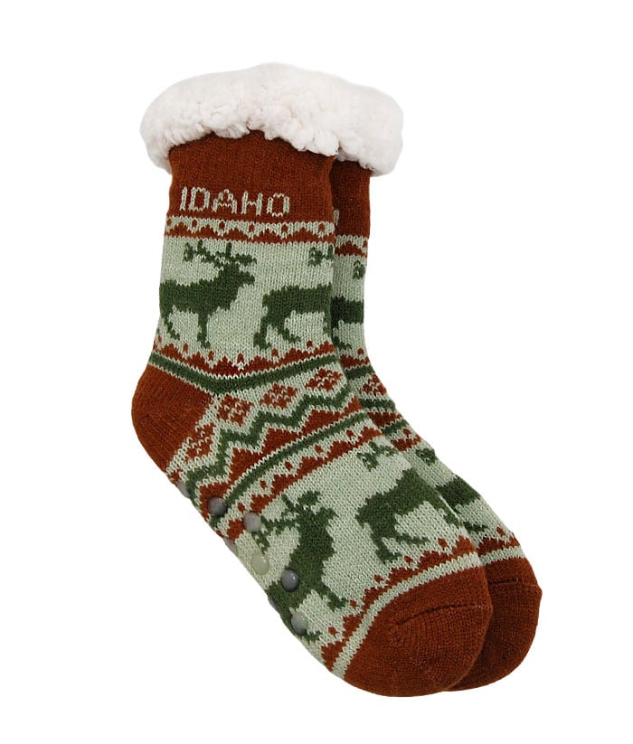 Idaho Kids Elk Pattern Socks