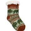 South Dakota Kids Bison Pattern Socks