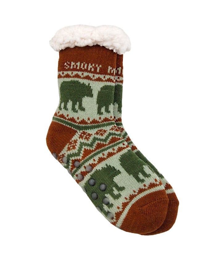Smoky Mountains Kids Bear Pattern Socks