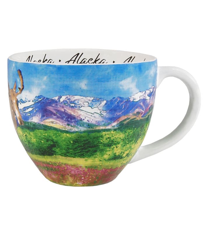 Alaska Watercolor Mug Drinkers Right