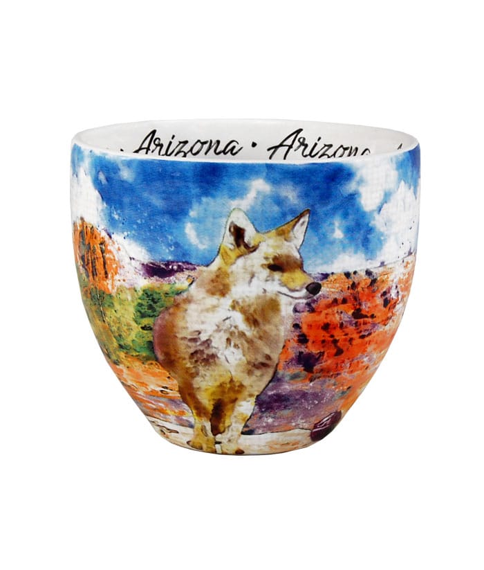 Arizona designed watercolor mug middle