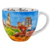 Boston designs on watercolor mug right side