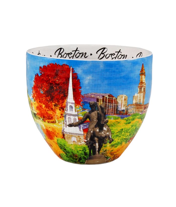 Boston designed watercolor mug middle