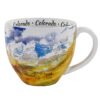 Colorado designed watercolor mug left