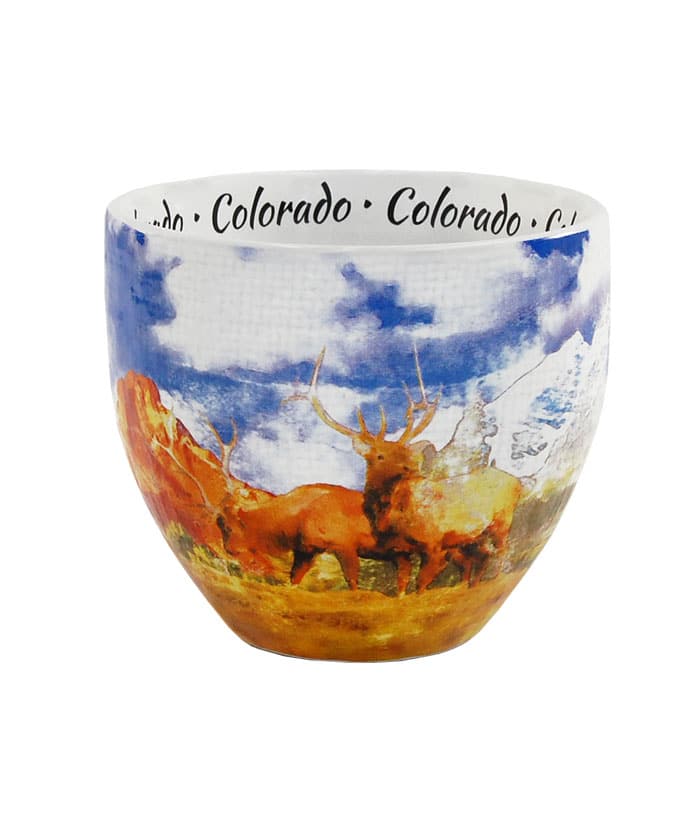 Colorado designed watercolor mug middle