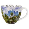 Los Angeles designed watercolor mug left