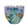 New York watercolor mug middle view