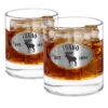 Two Idaho Whiskey Glasses