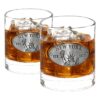 Two New York Whiskey Glasses