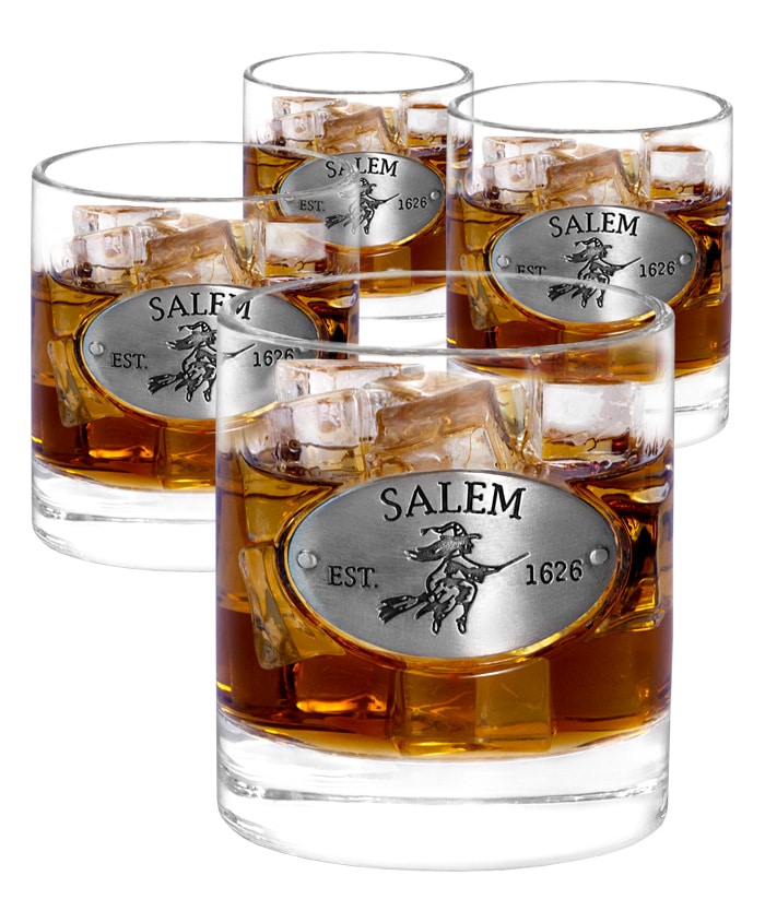 Salem 4 Whiskey Glasses