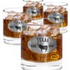 Texas 4 Whiskey Glasses