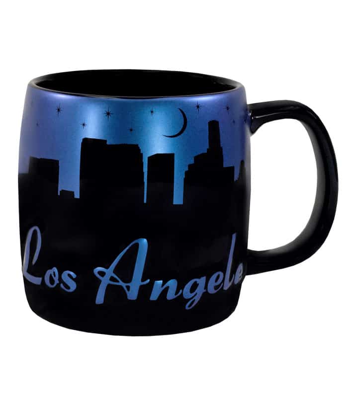Los Angeles Night Sky Mug Backside
