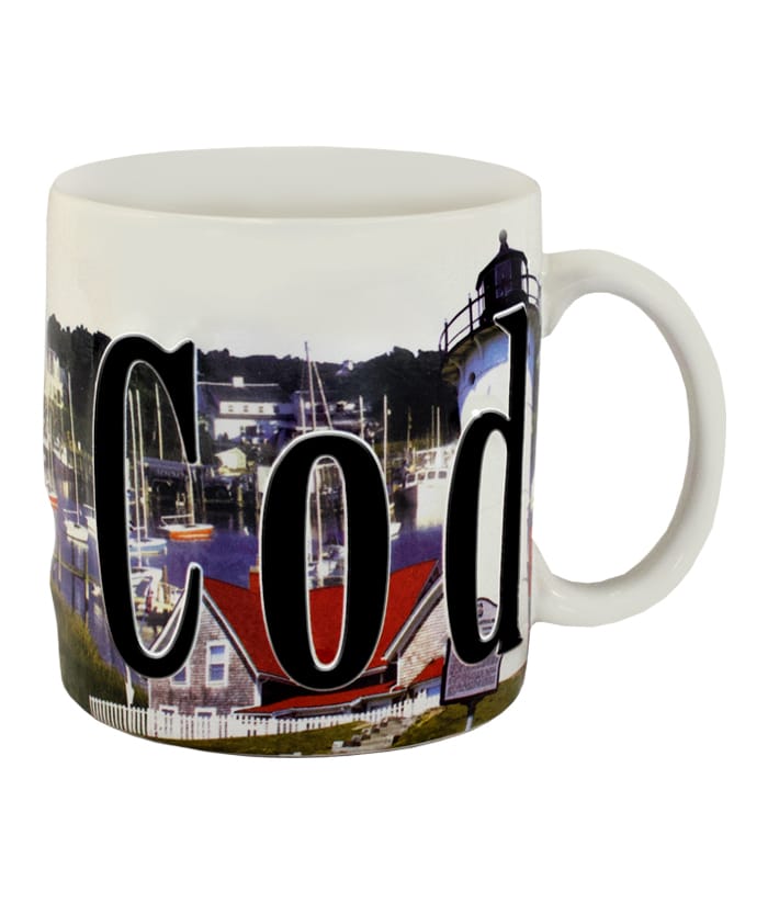Cape Cod 3D Letters Mug - Front