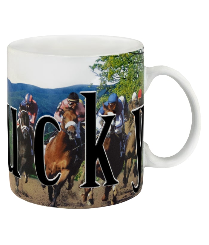 Kentucky Color Relief Mug - Back Side
