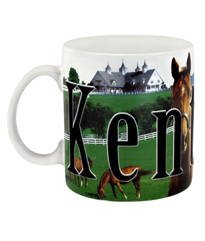Kentucky Color Relief Mug - Front Side
