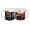 2 Maine Color Relief Mugs - Side by Side