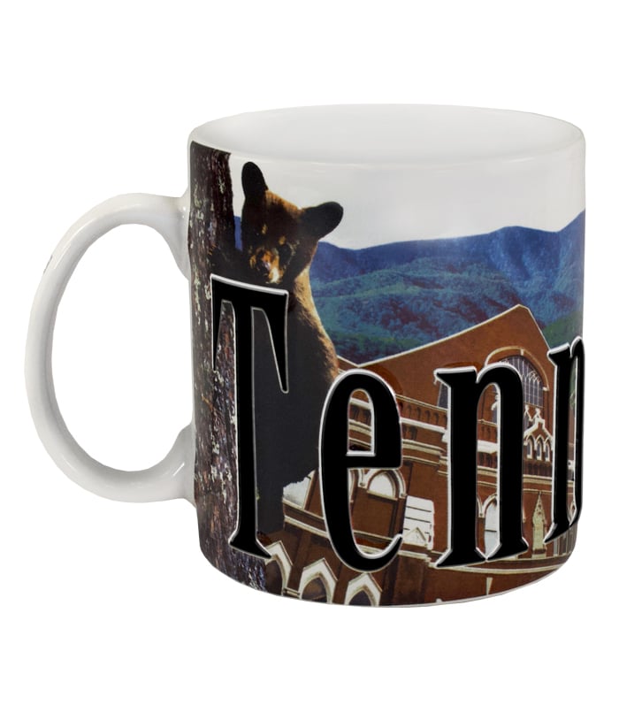Tennessee Color Relief Mug - Front Side