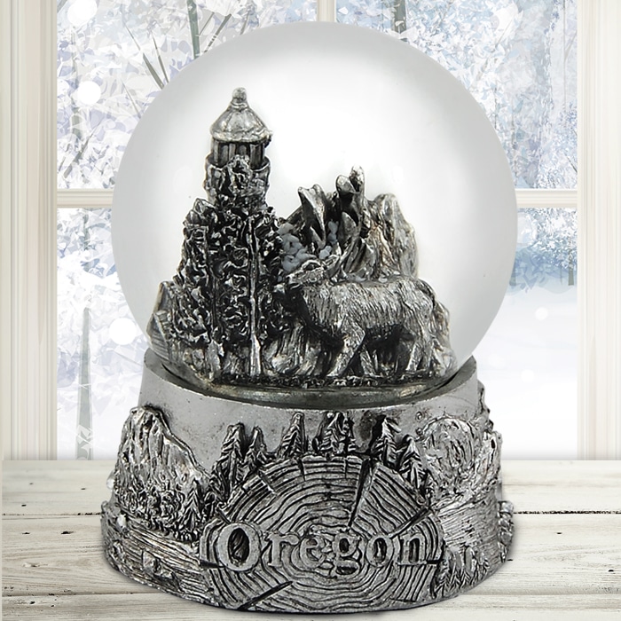Oregon Snow Globe