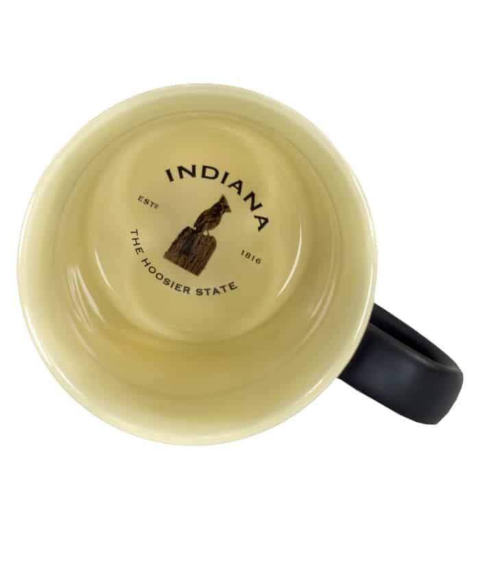Indiana Emblem Mug Inside