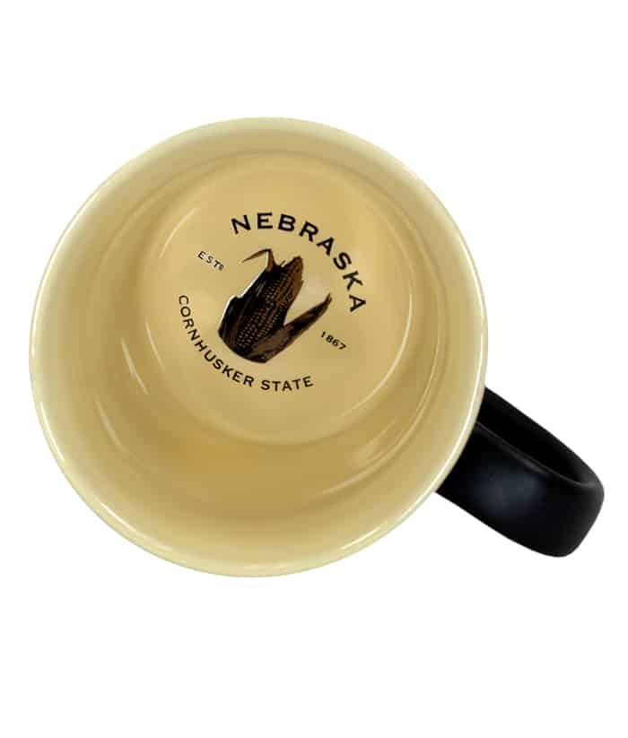 Nebraska Emblem Mug Inside