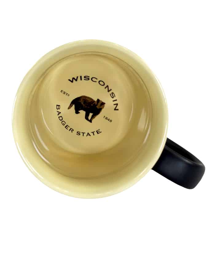 Wisconsin Emblem Mug Inside
