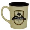Texas Beige Emblem Mug
