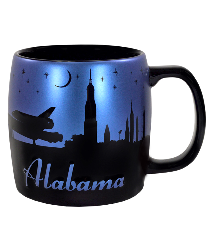 Alabama Night Sky Mug - Back side of mug