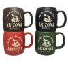 Arizona Etched Matte Mugs - Set of 4