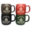 Boston Etched Matte Mugs - Set of 4