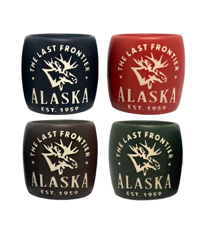 Alaska Etched Matte Shots - Set of 4