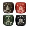 Boston Etched Matte Shots - Set of 4