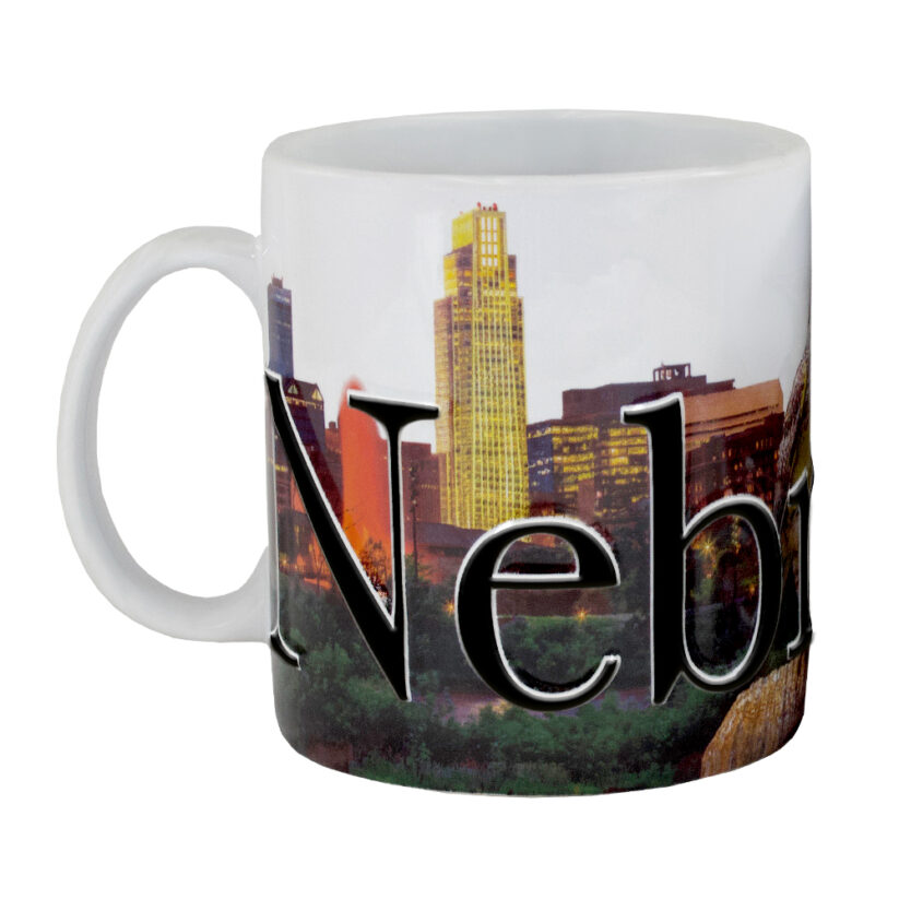 Nebraska Color Relief Mug